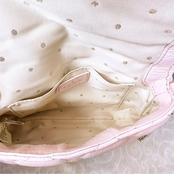 KATE SPADE Quilted Leather Crossbody Nag One Size in Pale Pink